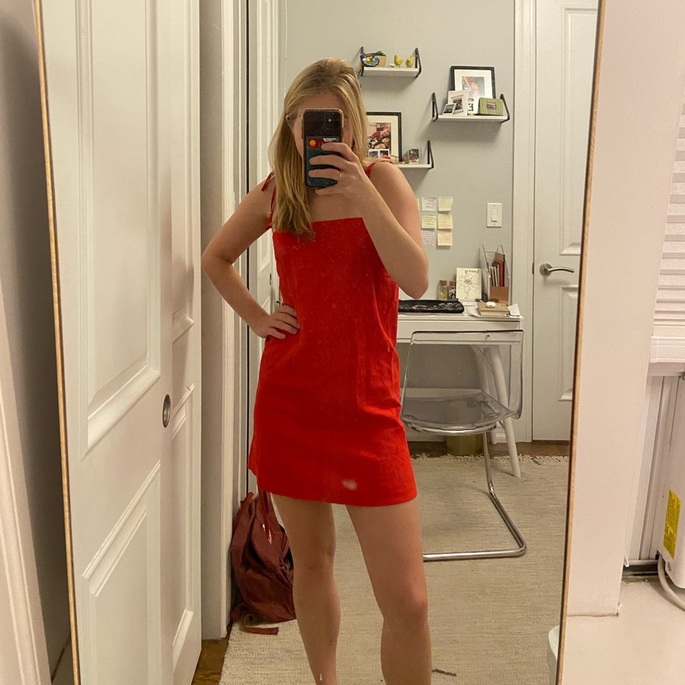 URBAN OUTFITTERS RED SUNDRESS